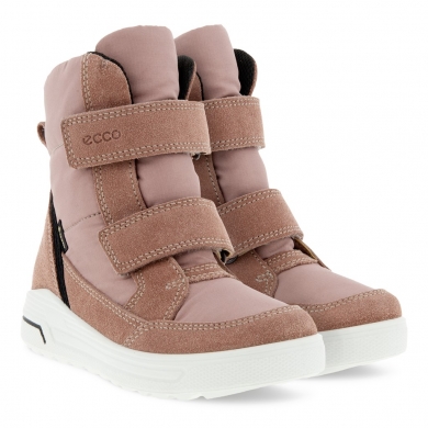 Ecco Zimowe buty Urban Snowboarder Mid-Cut GTX (wodoodporne, zamsz, tekstylne) różowe dziecięce